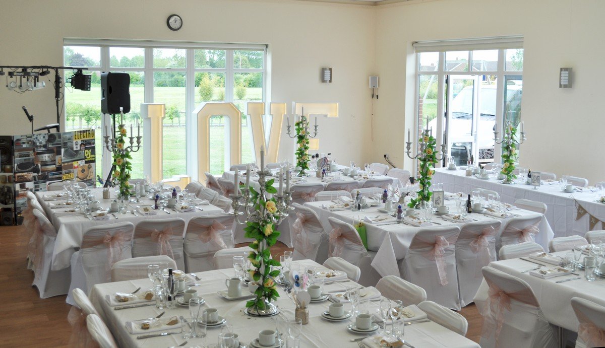 New Village Hall wedding layout